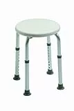 Drive Medical 12004KDR - Sgabello da doccia, forma rotonda, regolabile