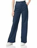 s.Oliver Pantaloni Jeans Gamba Larga, Blu, 34W x 34L Donna