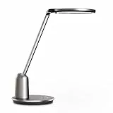 Phillips LED, Lampada da Tavolo Einstein, Dimmerabile a Fasi, 15W, Antracite