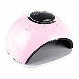 Lampe72W, lampada UV LED per unghie, lampada professionale con timer 10/30/60/99s, display LCD e sensore intelligente per dita e unghie dei piedi e per tutti gli smalti in gel, unghie in gel, Shellac