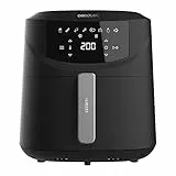 Cecotec Friggitrice senza olio 7,6 L ad aria calda Cecofry Absolute 7600, 2000 W, digitale e compatta, tecnologia PerfectCook, temperatura e tempo regolabili, pannello touch, 8 modalità
