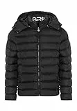 Redbridge Giubbotto invernale uomo Giacca con cappuccio Bomber Nero L