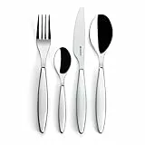 Guzzini - Feeling, Set 24 Posate Colorate - Bianco, 15.8 x 7.5 x h25.5 cm - 23000011