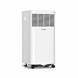 COMFEE' Condizionatore d'Aria Portatile, 5000 BTU/h, Efficiente e Comfortevole, Ridotto Consumo Elettrico in Stand-By, Timer, Funzione Follow Me, Installazione e Trasporto Semplificati