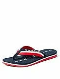 Tommy Hilfiger Infradito Donna Tommy Loves NY Beach Sandal Scarpe da Mare, Blu (Midnight), 38 EU