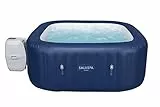 Bestway SaluSpa Hawaii 60022E - Vasca idromassaggio gonfiabile per 6 persone, con getti d'aria, pompa, 2 cartucce filtranti e copertura per vasca, colore: Blu marino
