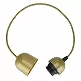 REV Ritter 0513053555 - Attacco per lampadario a sospensione, 70 cm, oro