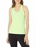 Under Armour Women's HeatGear Armour Racer Tank , Quirky Lime (752)/Metallic Silver , Medium