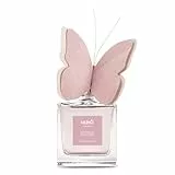 MUHA' | Profumatore per ambienti Butterfly Diffuser, Fragranza Ambra Antica, Diffusore Ambiente con Farfalla in legno di Betulla, Formato da 50 ml
