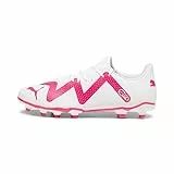 PUMA Gioco Futuro Fg/AG, Scarpe da Calcio Uomo, Orchidea di Fuoco Bianco, 41 EU