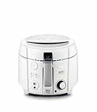 De'Longhi F38436 RotoFry Friggitrice, 1800 W, 1.5 Litri, Plastica, Bianco