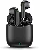 Cuffie Bluetooth,Auricolari Bluetooth 5.0 Cuffie Wireless con Hi Fi Stereo Cancellazione Rumore HD Mic,Cuffiette Bluetooth In Ear IPX5 Impermeabili Controllo Touch Auricolari Wireless,per iOS/Android