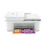 HP DeskJet 4120e 26Q90B, Stampante Multifunzione a Getto d'Inchiostro A4 a Colori, Fronte e Retro Manuale, 8,5 ppm, Wi-Fi, HP Smart, 6 Mesi di Inchiostro Instant Ink Inclusi con HP+, Bianca