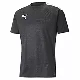 PUMA Maglia Grafica Teamliga, Calcio Uomo, Nero-Ombra Grigio, M