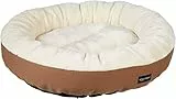 Amazon Basics - per Gatti, Lettino circolare per animali domestici in tela, L 50 x P 50 x H 15 cm