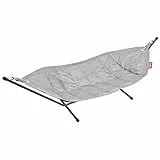 Fatboy® Headdemock Amaca da esterno con supporto per giardino/terrazzo Grigio | Amaca dondolo matrimoniale per 2 persone | 270 x 138 cm