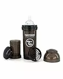 Twistshake Biberon anti-coliche 260 ml 2 + Mesi - Nero