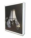 Alubox MIA Bacheca con 16 Ganci per Chiavi, Acciaio, Grigio/Bianco, 5x24.5x31.5 cm