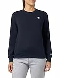 Champion Legacy Legacy Basics W - Light Powerblend Fleece Crewneck Felpa, Blu Marino, Donna FW23