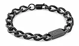 Calvin Klein Braccialetto A Catena da Uomo Collezione Outlook Nero - 35000255