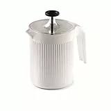 Snips | Cremix | Cappuccinatore Schiuma Latte | Montalatte Manuale per Cappuccino | Colore Bianco | 0,50 LT | 10 x 14,50 x 15,30 cm | Made in Italy | 0% BPA e phthalate free