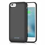 Ekrist Cover Batteria per iPhone 6/6S/7/8/SE 2020, 6000mAh Cover Ricaricabile Custodia Batteria Cover Caricabatterie Battery Case per iPhone 7/8/6/6s [4.7''] Cover Backup Caricabatterie Power Bank