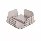 Portatovaglioli Orizzontale Tiffany Grigio Tortora Lucido Guzzini 198700158 Quadrato