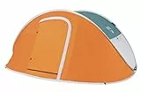 Bestway Best Way Tenda Nucamp 3 Adulti Pop Up Cm 235X190X100, Monostrato Poliestere 190T 502 Unisex, Arancione