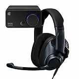 EPOS H6Pro Closed Back + GSX 300 Audio Gaming Bundle for Windows and PC, lift-to-mute mic, Lightweight gaming headset with Audio DAC for improved sound, 7:1 surround, Bass Boost