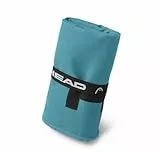 HEAD Active - Asciugamano Microfibra con Elastico, Asciugamano Palestra, Sport, Fitness Morbido e Leggero a Rapida Asciugatura, Asciugamani Bagno Assorbente e Salvaspazio da Viaggio 40x60, Octane Blue