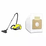 Kärcher VC 2 Aspirapolvere a Traino, 700 W + Sacchetti Filtro per VC 2