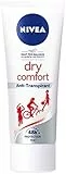 Nivea Deo Crema per donne, anti traspirante, Tube, Dry Comfort, 75