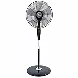 ARDES | AR5S40PBR Ventilatore a Piantana con Telecomando e Timer Silenzioso e Potente 5 Pale 40 cm Oscillante con Altezza e Inclinazione Regolabile Ventilatore a Stelo Ardes 3 Velocità Modello