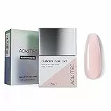 7-in-1 Gel Riparatore Rosa Aokitec 15ML Smalto per Unghie in Gel da Costruzione Gel per Unghie UV LED per Gel Rinforzanti, Gel da Estensione, Strass, Base, Punte per Unghie Finte