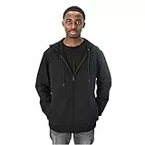Emporio Armani Giacca da Uomo Textured Terry con Cappuccio, Nero