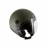Tucano Urbano CASCO DEMI–JET EL'JETTIN VERDE AIRBORNE OPACO S