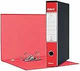 ESSELTE G84 OXFORD Registratore - f.to protocollo dorso 5 cm - Rosso - 1 Pezzo - 390784160