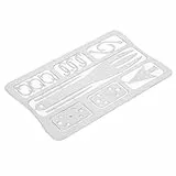 Alomejor 4PCS Carte per ami da Pesca Carta di Sopravvivenza Multi-Strumento per Esterni per la Pesca Carta da Pesca di Emergenza per la Caccia in Campeggio