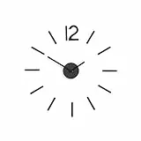Umbra Blink Orologio da parete, Alluminio, Nero