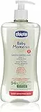 Chicco Baby Moments Bagno Micellare Senza Lacrime 2 in 1, con Formula Naturale per Pelli Sensibili, 0+ Mesi - 500 ml