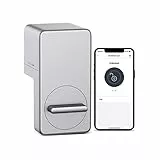 SwitchBot Smart Lock, serratura elettronica Bluetooth, serratura intelligente per l'apertura senza chiavi delle porte senza doverle sostituire, compatibile con WiFi Bridge (venduto separatamente)