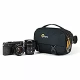 Lowepro Trekker Lite HP 100, Zaino per Macchina Fotografica Compatto con Tasca per Tablet, Borsa per Fotocamere Mirrorless con Sensore a Goccia, Sistema di Compressione UltraCinch, Nero