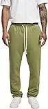Urban Classics Organic Low Crotch-Pantaloni Sportivi Tuta, Newolive, L Uomo