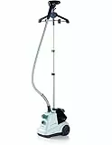 Ariete 6248, Garment Steamer Professionale, Stiratrice Verticale con piastra Acciaio Inox, 4 Livelli Vapore, Vapore continuo, Asta telescopica, Serbatoio 3 L, Accessori inclusi, Bianco