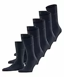 ESPRIT Uni 5-Pack M SO Cotone Tinta Unita Confezione di 5 Paia, Calzini Uomo, Blu (Marine 6120), 40-46