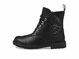 Geox J Eclair Girl, Caviglia Barca, Schwarz, 33 EU