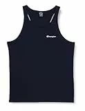 Champion Legacy American Classics Small Logo Tank Canottiera, Blu Marino, L Uomo