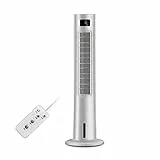 NBgyRaffreddatore d'aria NBgy Portatile Silenzioso Ventilatore A Torre ，Colonna Timer 8 Ore Condizionatore Design,Serbatoio Visivo dell'Acqua，Bianco