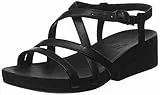 Camper Minikaah-K201235, Sandalo con Zeppa Donna, Nero, 38 EU