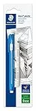Staedtler Mars plastic, portagomma a penna, senza ftalati né lattice, ottime prestazioni e lunga durata, con ricarica, 528 50BKDA, Blue